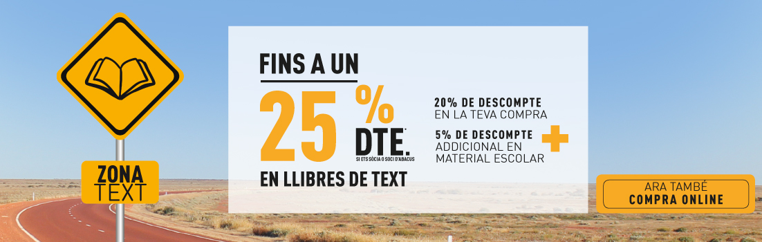 25% de descompte en llibres de text