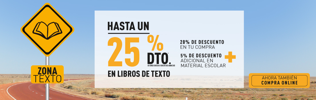 25% de descuento en libros de texto