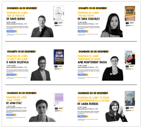 Abacus y las editoriales Ara Llibres y Amsterdam unen fuerzas para contribuir a la recaudación de fondos de La Marató de TV3