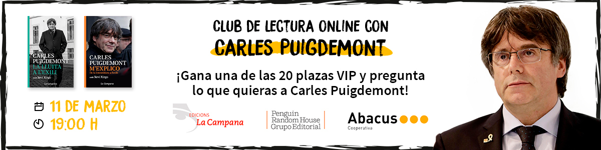 Club de lectura con Carles Puigdemont