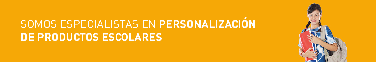 Personalización de productos escolares
