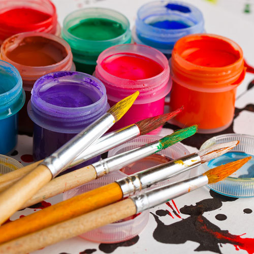 Materiales pintar y tipos de pintura para manualidades - Abacus