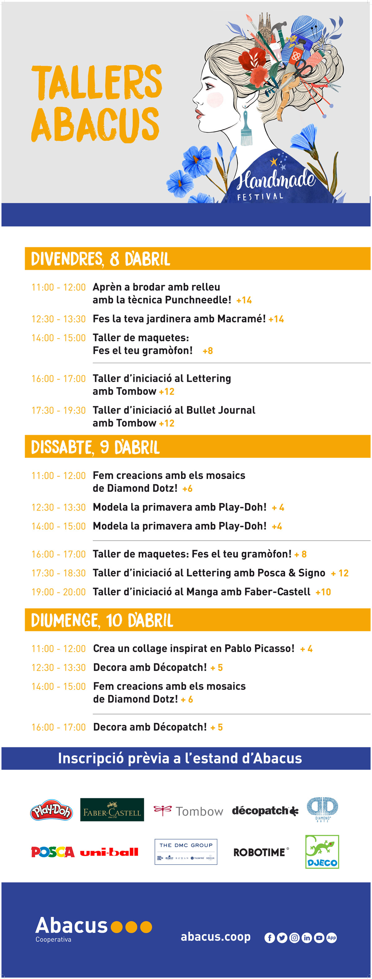 Hanmade Festival Tallers Abacus 2022