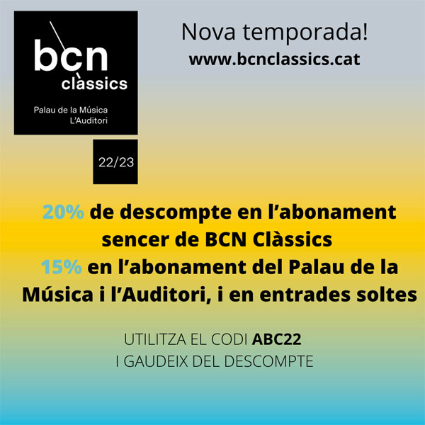 ¡Descubre la nueva temporada de BCN Clàssics!